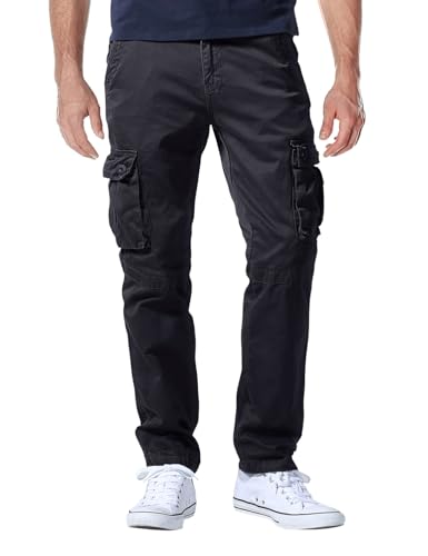 Pantalon cargo pour homme idéal pour la randonnée et le camping en forêt
