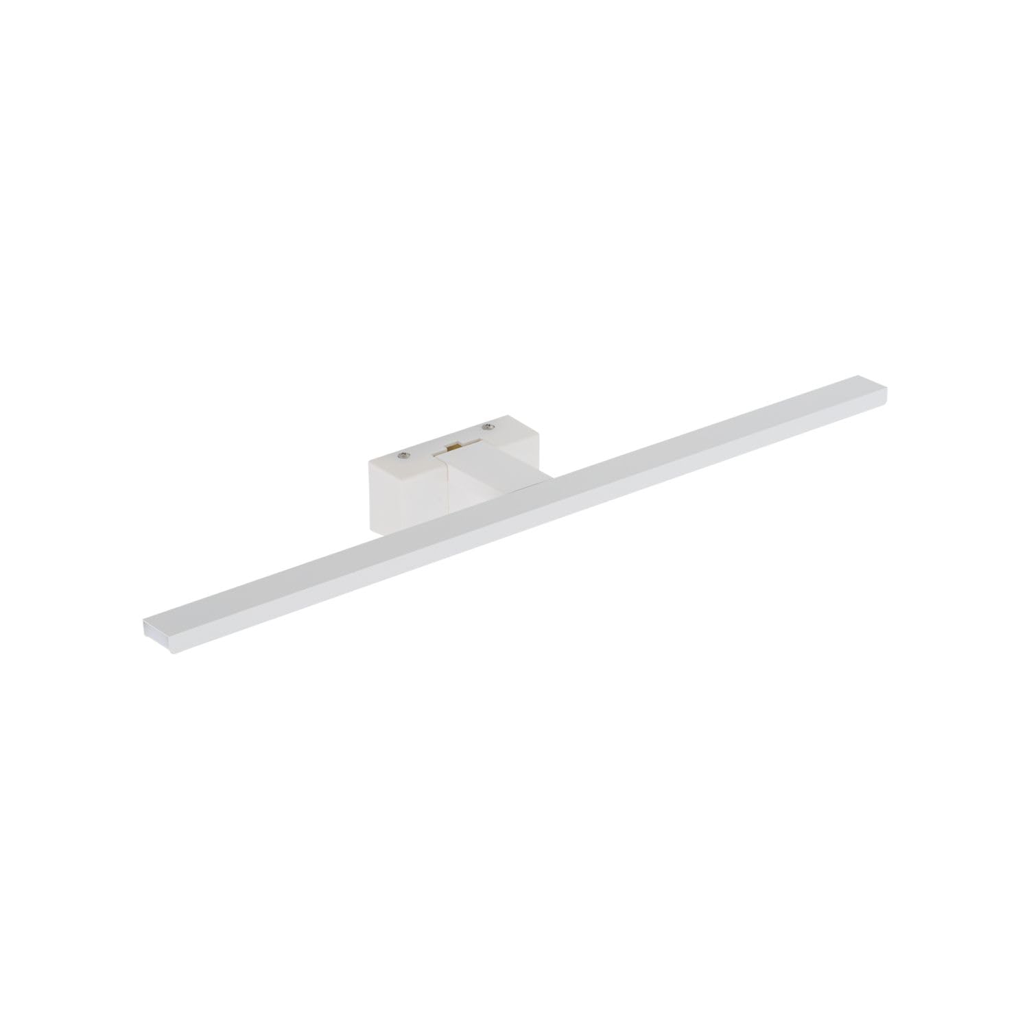 Licht-Erlebnisse LED Spiegelleuchte Badezimmer IP44 Weiß B: 60 cm länglich 4000 K 950 lm neutralweiß hell Aluminium Modern Wandleuchte Bad