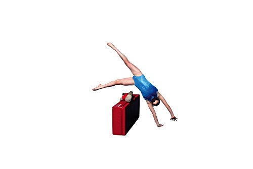 Tumbl Trak Spotting Booster Block Gymnastics Mat, Red, 48 In X 18 In X 8" #TOP3