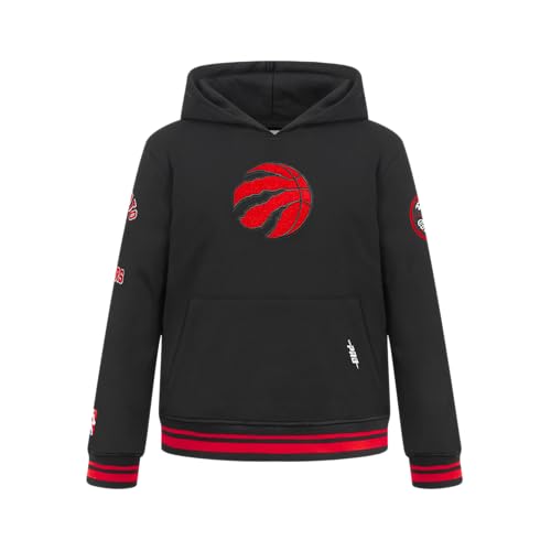 Sudadera con capucha para el colegio y parque NBA Retro Classics en negro y rojo