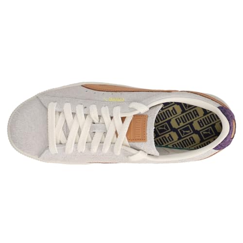 PUMA Vintage Suede Lifestyle Sneaker - White/Sweet Grape/Marshmallow by PUMA