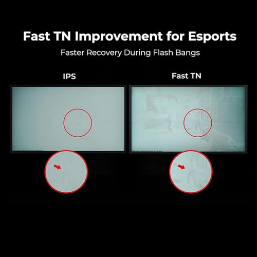 Image of BenQ Zowie XL2546X+ 24.1 Fast TN 280Hz Gaming Monitor for Esports, Motion Clarity DyAc 2, 1080p, XL Setting to Share, S Switch, Shielding Hood, Industrial Grade Bearing Height Adjustment