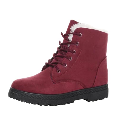 Bottines de neige femme grande taille en polaire pour l'hiver