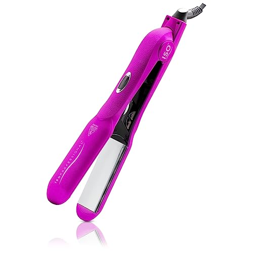 ISO Beauty ISOGCTPNK-705 Digital Infrared Technology 1.5' Titanium-Plated Flat Iron - Gold Collection - Pink
