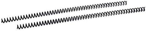 Sohapy 6mm (1/4") Black Coil Bindings, Pack of 100