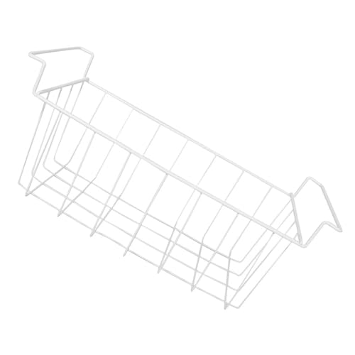 IWOWHERO Organizador Metálico para Congelador Resistente y Ventilado Cesta Colgante Desmontable para Optimizar Espacio Refrigerador y Congelador Cesta de Alambre Duradera
