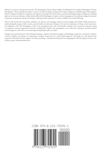 The Huntingtons Disease Mastery Bible: Your Blueprint for Complete Huntingtons Disease Management