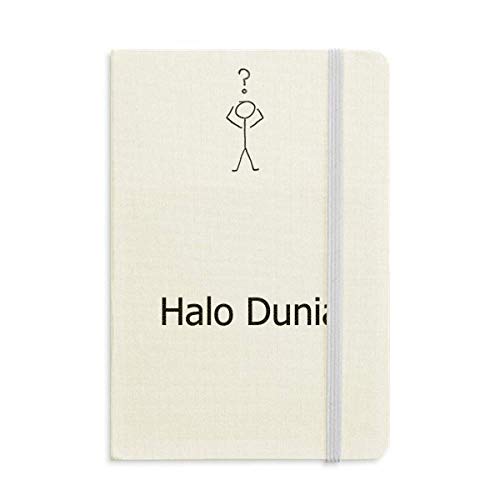 Carnet de questions en Indonésie Hello World : cadeau idéal pour voyageur