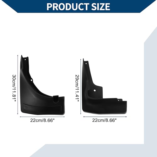 Image of Mud Flaps Splash Guards W /Mount Accessories for Mercedes-Benz GLC with Pedal 2014-2016 Front and Rear Mud Guards 1 Set