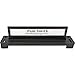 Advantus Top View Two-Sided Cubicle Name Plate/Sign, Black (96095)