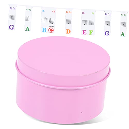 SECFOU ピアノ ステッカー 音楽 音符 ステッカー ピアノ キーボード カバー 音楽 キーボード キー 番号 音楽 記譜 用 金属