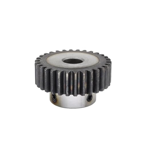 Bevel Gear Pinion Hardware Mechanical 1pcs 1.5M30T Spur Gear Bore Size 6.35/8/10/12/14/15/16/17mm Pinion Gear Low Carbon Steel Gear Wheel Motor(14mm)