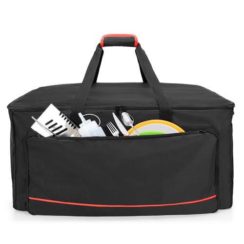 HODRANT Pizza Oven Bag Compatible with Ooni Koda 16 Gas Pizza Oven, Outdoor Storage Cover Compatible with Ooni Koda 16, Portable Carry Case with Shoulder Strap for Accessories Kit, Bag Only