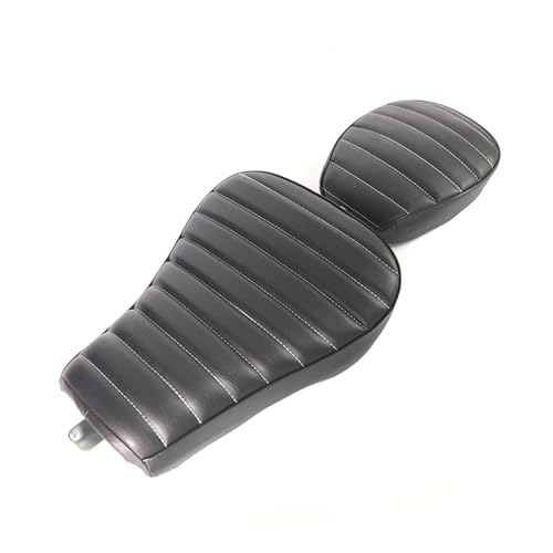 Coussin moto deux places en PU à rayures pour XL Sportster 1200X 48 72