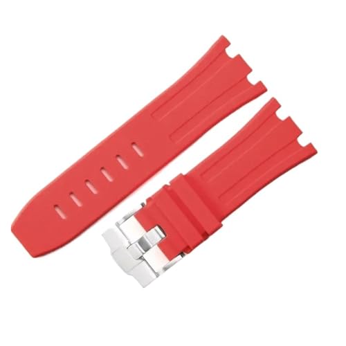 Bracelet de montre compatible avec Audemars et Piguet Royal Oak 28mm caoutchouc