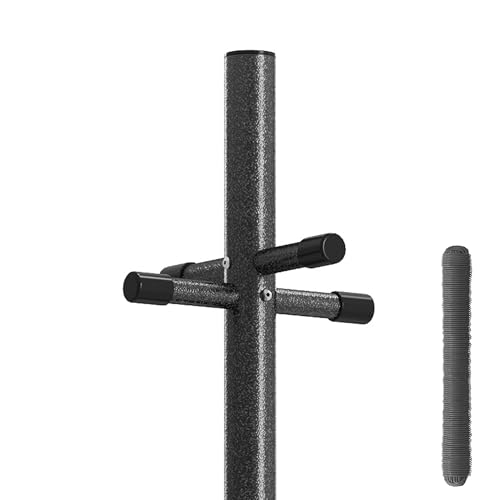 Amari Bargains 2.4m Clothes Post With 30M Line - Outdoor Garden Cloth Drying Towel Dryer - Heavy Duty Washing Laundry Clothesline - Traditional 2.4 Metre Tall Post - With Ground Socket - 8ft Post Pole