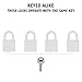 ABUS 70/35 Small Weatherproof Lock with 2 Keys for Outdoor, Storage, Marine, 1.42in (36mm) Wide (Keyed Alike, 1)