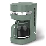 Starfrit 10-Cup Coffee Maker – Keep Warm Function – Reusable Filter Basket – Easy to clean – 900W – Sage
