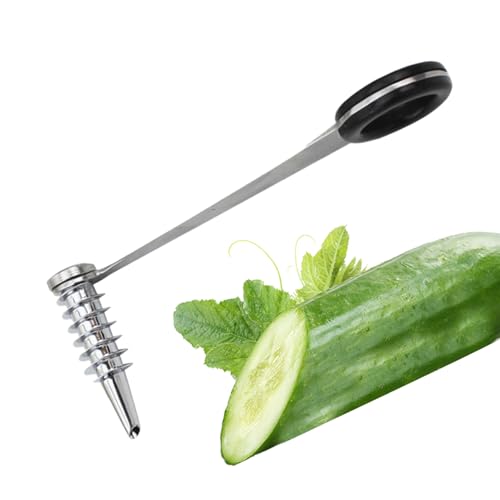 Espiralizador de verduras | Cutlers espirales en acero inoxidable para calabacines | Gadget de cocina manual lavable en lavavajillas | Furra portátil ideal para ensaladas de pasta vegetal