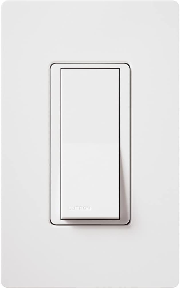 Lutron Claro On/Off Switch, 15-Amp/3-Way, CA-3PS-WH, White - Wall Light Switches - 