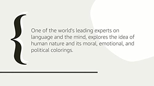 The Blank Slate: The Modern Denial of Human Nature