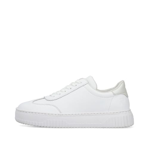 Rieker Damskie buty typu sneakers N9910, damskie półbuty, luźna wkładka, biały 80, 37 EU