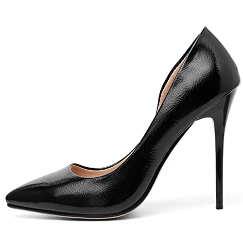 KOKOMOMO Womens Pointed Toe High Heel Stiletto Slip On Pumps2