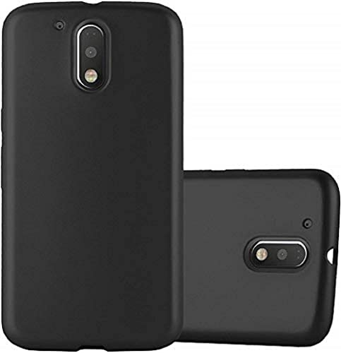 Image of Mobile Back Cover Case for Moto G4 Plus (Silicone Case|CameraProtection|Black SC1510)