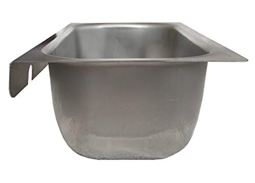 Commercial Kitchen Restaurant Duty Canopy Hood Grease Cup- Removable Keyhole Mount 2.5” Deep #TOP2