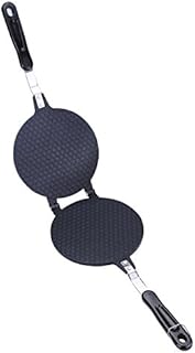 Zerodis Aluminum Alloy Gas Non-Stick Waffle Cone Maker Cake Griddle Egg Roll Mold Household Kitchen Baking Tool