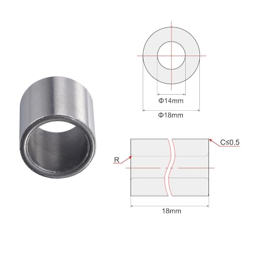 Casquillos de hierro sinterizado de 12x18x22 mm con manguitos autolubricantes de fricción 2