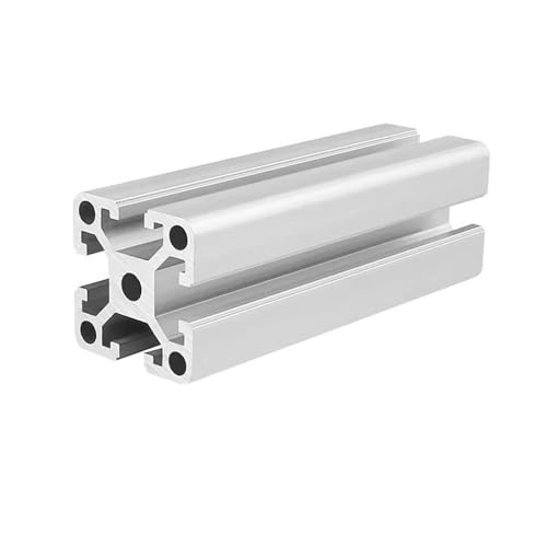 ELILANEY Industrial Aluminum Profile European Standard 4040W-3.0mm Black Heavy Duty Aluminum Alloy Fish Tank Frame Workbench Frame 40X40 Stand Edge(Silver,150mm 5.91")