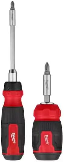 Milwaukee Electric - 2PC 14-in-1 RATCHETING Multi-BIT Screwdriver and 8