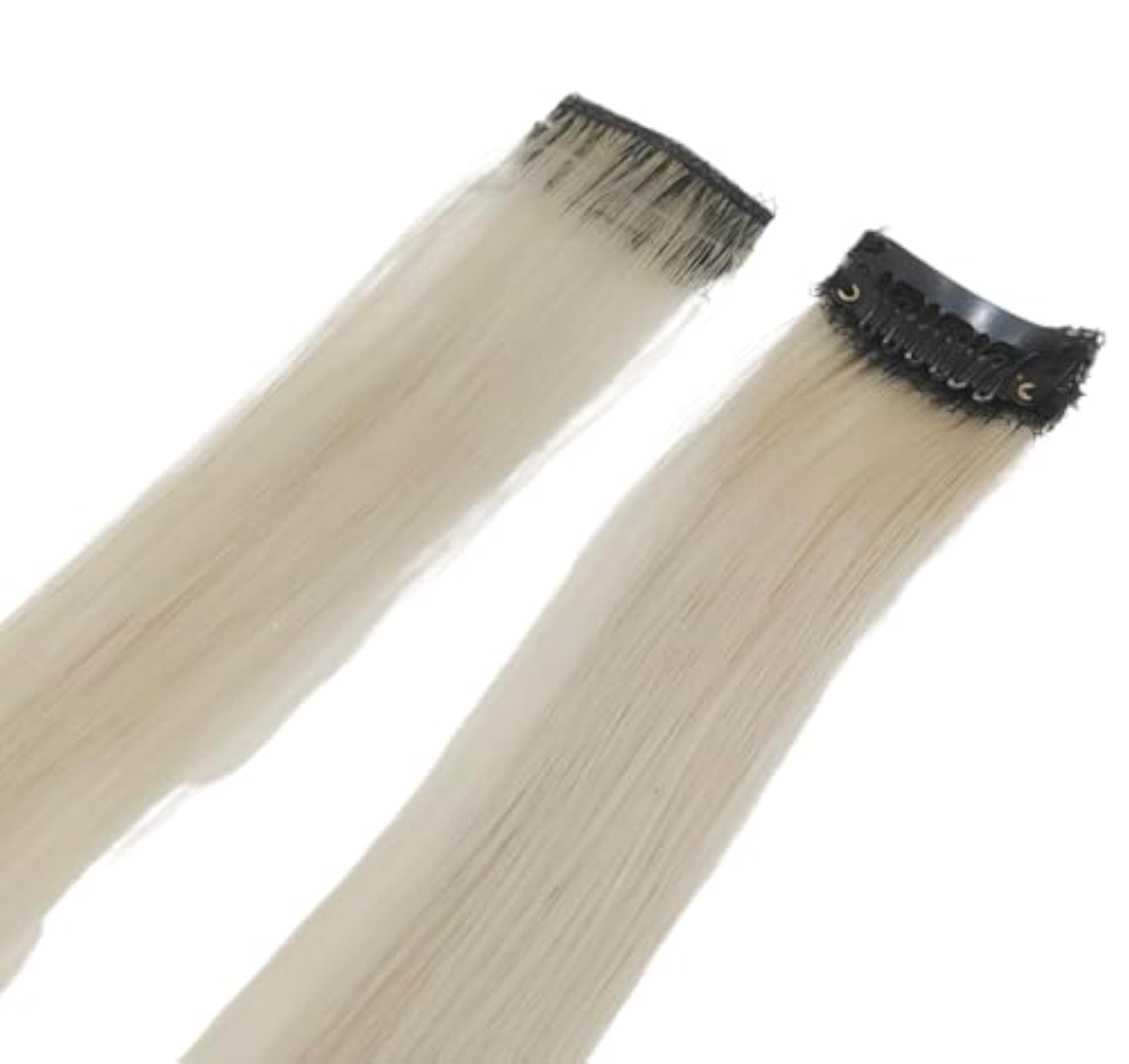 Colored Streak Extension with Clip In Straight Extensions, Party Highlights