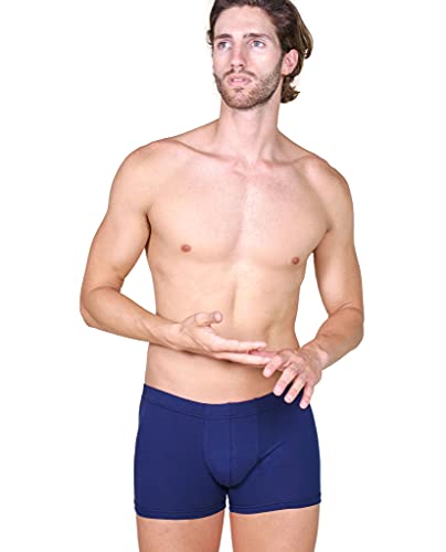 free spirit BASIC COTTON Premium Quality Italian Underwear Cotton Men's Boxers Without Fly. Proudly Made in Italy.