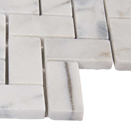 Msi Calacatta Cressa Herringbone Honed Marble Tile For Kitchen Backsplash, Wall Tile For Bathroom, Accent Wall Tile, And Shower Wall Tile #TOP3