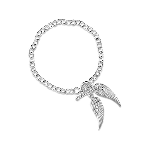 Tuscany Silver Srebro kąt skrzydła zawieszki zawieszka zawieszka zawieszka zawieszka zawieszka 19 cm / 7,5 cala