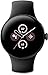 Produktbild Google Pixel Watch 2 mit den besten Fitbit-Herzfrequenz-Tracking, Stressmanagement, Sicherheitsfunktionen - Android Smartwatch - mattschwarzes Aluminiumgehäuse - Obsidian Active Band - LTE