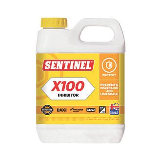 SENTINEL X100 CENTRAL HEATING SCALE INHIBITOR, Volume: 1LTR