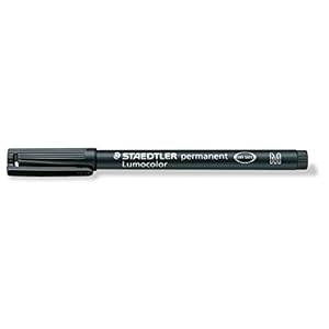Staedtler – 317-9 permanent vilt, middelste punt, 1 mm, zwart