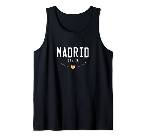 Madrid Spain Camiseta sin Mangas