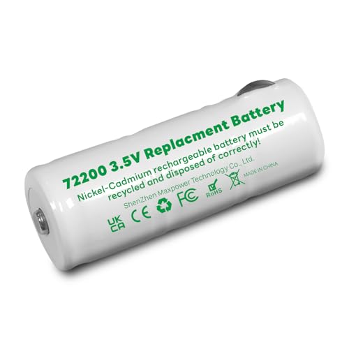 HUAENG Replacement Battery for Welch Allyn 72200 3.5V 1500 mAh Rechargeable Battery