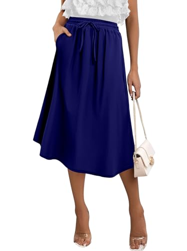 Angerella Retro Summer Skirts for Women Chiffon Bohemia Womens Midi
