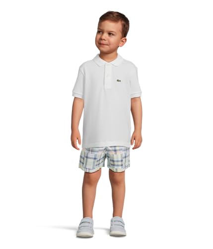 Image of Lacoste, Boys, Petit Pique Polo (Little Kid), Blanc, 6 Little Kid