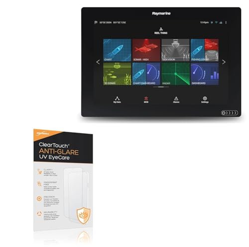 BoxWave Screen Protector Compatible With Raymarine Axiom 12 - ClearTouch Anti-Glare Anti-UV EyeCare (2-Pack), Filters out Harmful Blue Light Reduce Fatigue