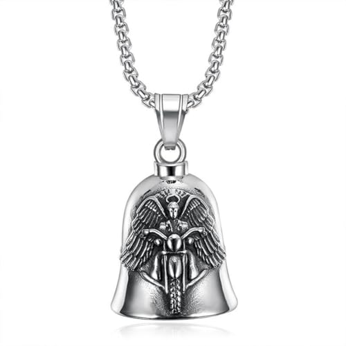 Cloche de moto motard hip hop rock métal punk accessoires de fête tendance amulette