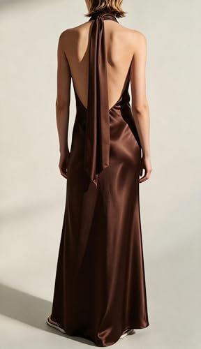 Image of Yiulangde Women's Backless Smocked Maxi Dress Sexy Spaghetti Strap Cut Out Flowy Beach Long Dress Vacation Casual Sundresses