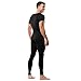 YOOBNG Men's Undershirt Tank Top Shirt Activewear T Shirt Slim Athletic Shirt Casual Wear Underwear Black