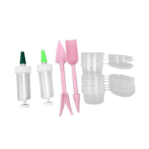 Yajuyi Mini dispensador de sementes de semeadura, plantador manual de sementes, espalhador manual pa