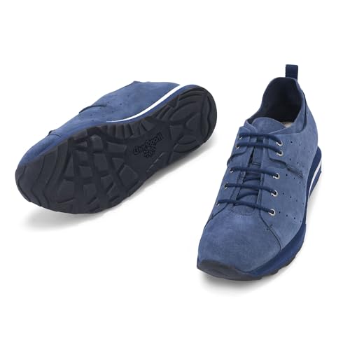 Image of Woodland Men Paris Jeansblue Casual Shoes